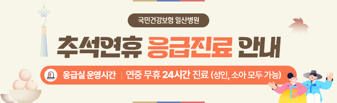 추석연휴 응급진료 안내